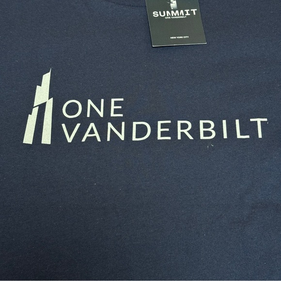 Summit One Vanderbilt Unisex Short Sleeve Tee Size Small Blue - Picture 6 of 9